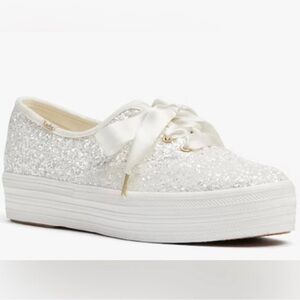Keds x Kate Spade Triple Glitter Sneakers